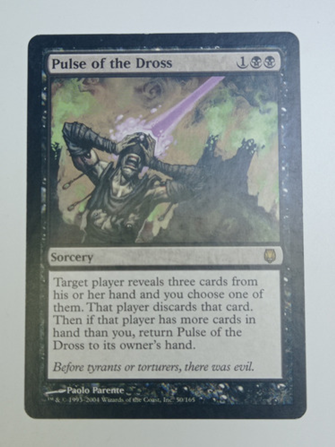 Carta Magic Pulse Of The Dross [darksteel] Mtg Sorcery 1