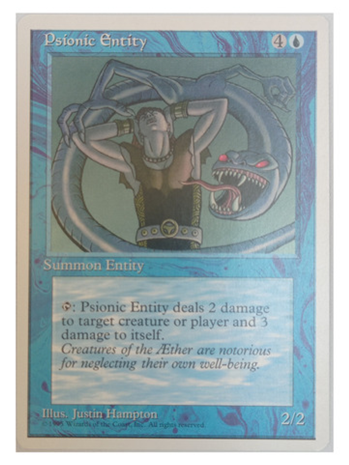 Carta Magic Psionic Entity [4ed] Mtg Creature 1