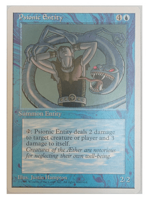 Carta Magic Psionic Entity [4ed] Mtg Creature