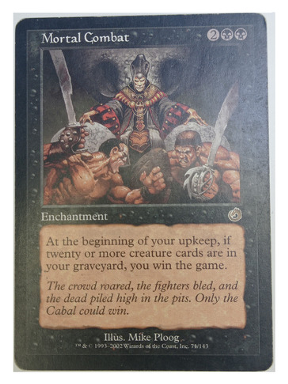 Carta Magic Mortal Combat [torment] Mtg Enchantment 1