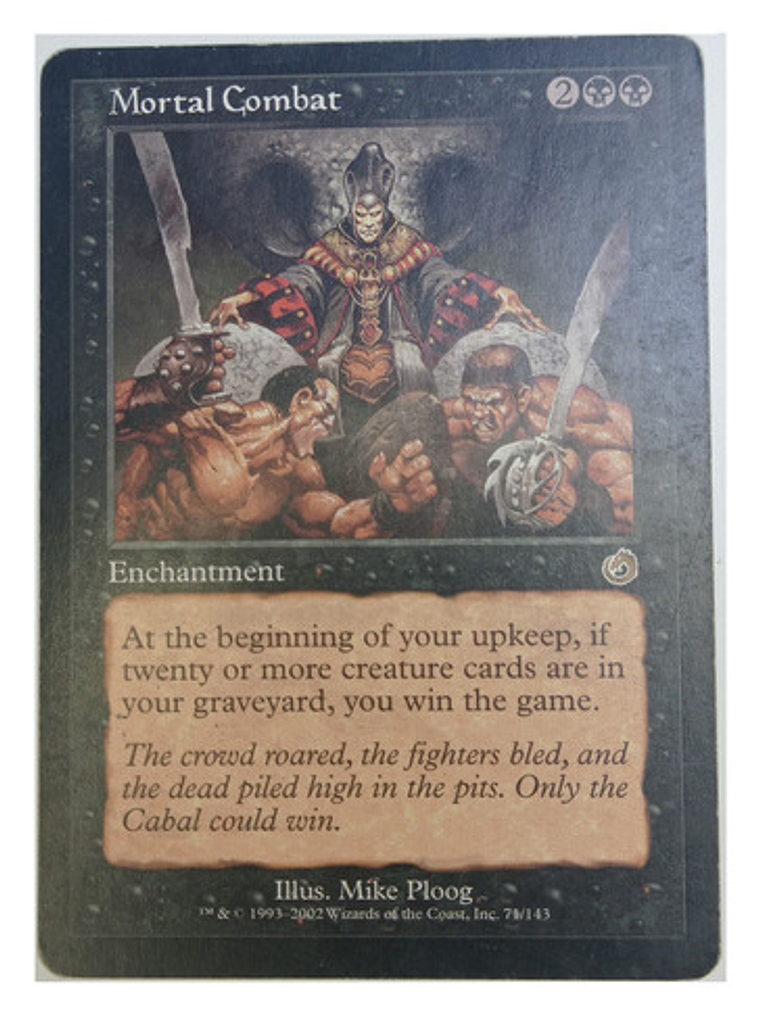 Carta Magic Mortal Combat [torment] Mtg Enchantment 1