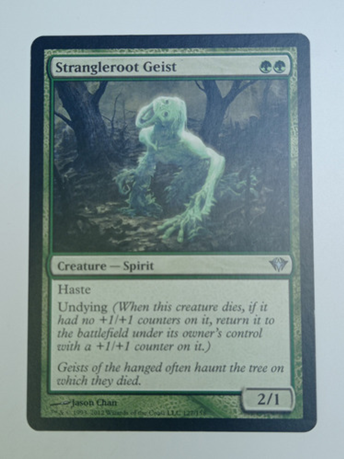Carta Magic Strangleroot Geist [dark Ascension] Mtg Spirit 1