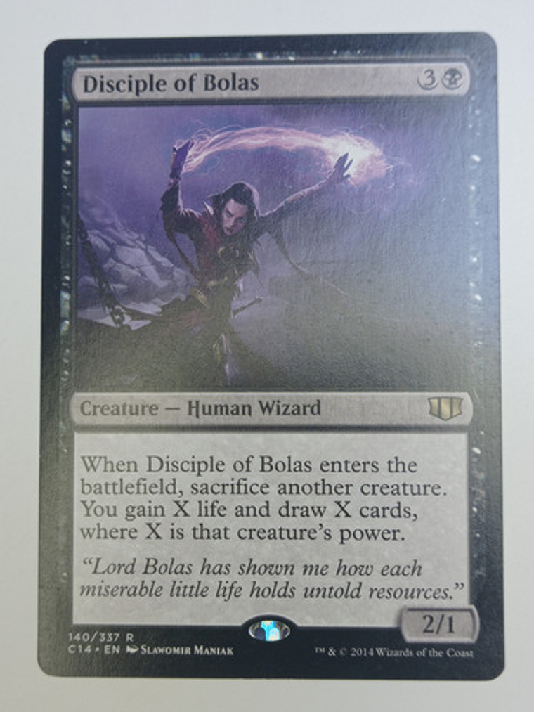Carta Magic Disciple Of Bolas [c14] Mtg Wizard 1