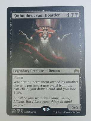 Carta Magic Kothophed Soul Hoarder [origins] Mtg Demon