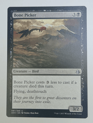 Carta Magic Bone Picker [amonkhet] Mtg Bird