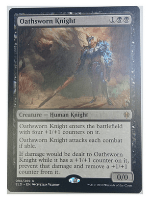Carta Magic Oathsworn Knight [eldraine] Mtg Knight