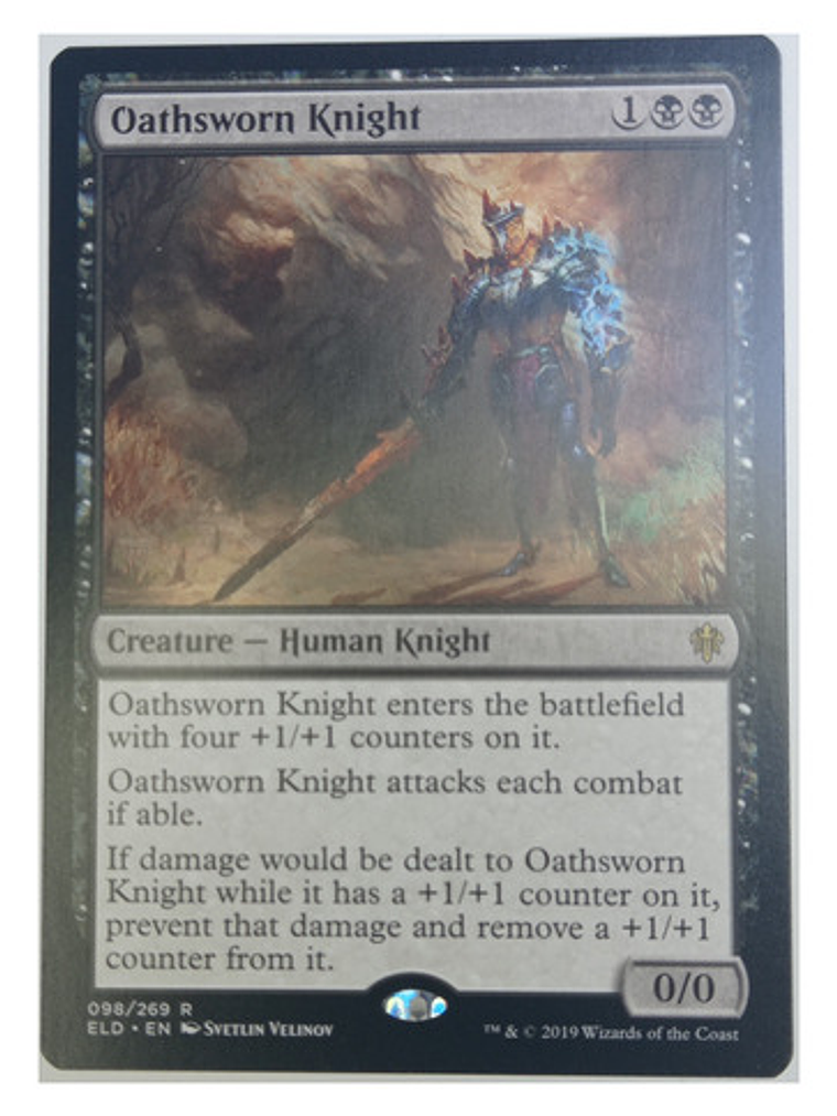Carta Magic Oathsworn Knight [eldraine] Mtg Knight 1