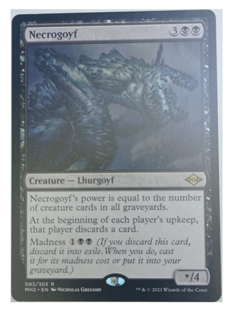 Carta Magic Necrogoyf [mh2] Mtg Lhurgoyf 1