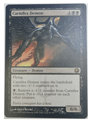 Carta Magic Carnifex Demon [scars Mirrodin] Mtg Demon