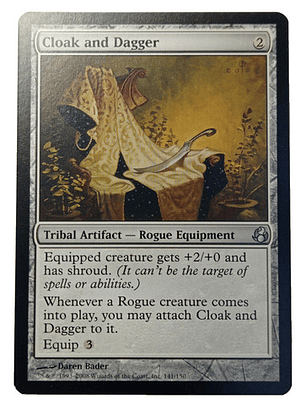 Carta Magic Cloak And Dagger [morningtide] Mtg Artifact