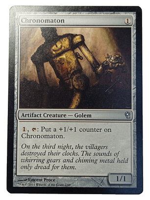 Carta Magic Chronomaton [jace V Vraska] Mtg Artifact Golem