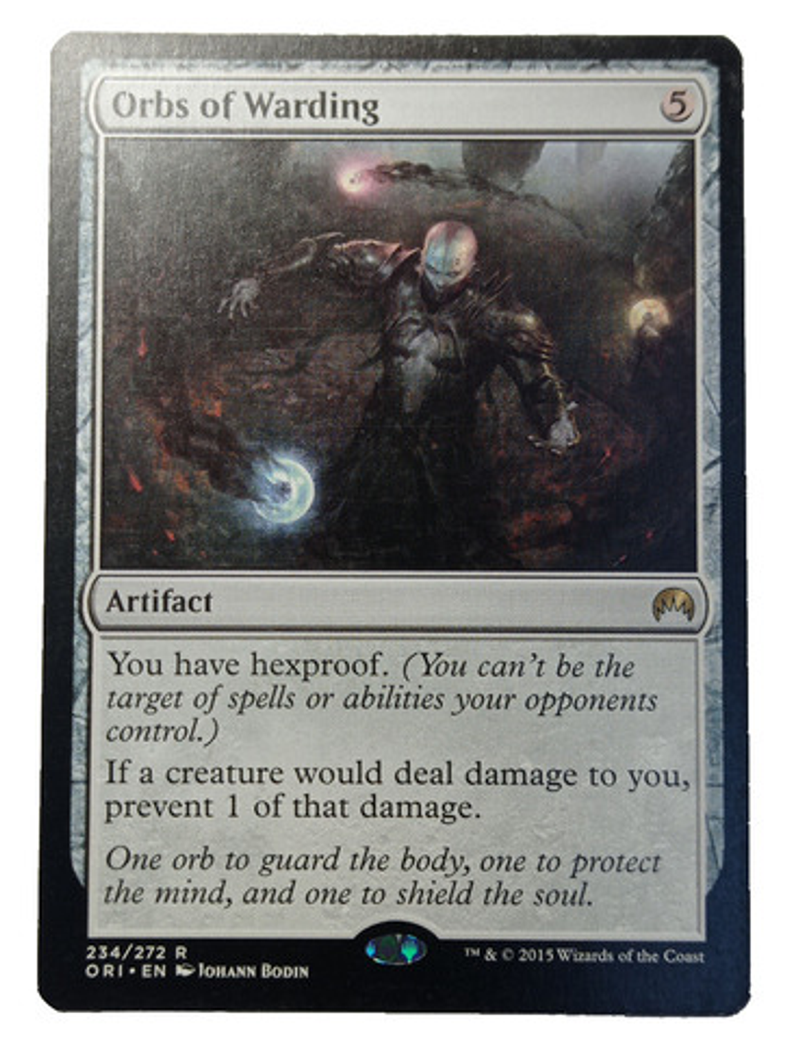 Carta Magic Orbs Of Warding [origins] Mtg Artifact 1