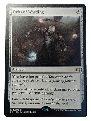Carta Magic Orbs Of Warding [origins] Mtg Artifact