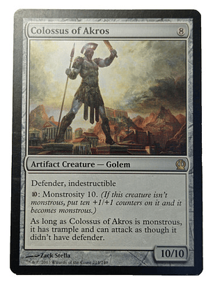 Carta Magic Colossus Of Akros [theros] Mtg Golem Artifact