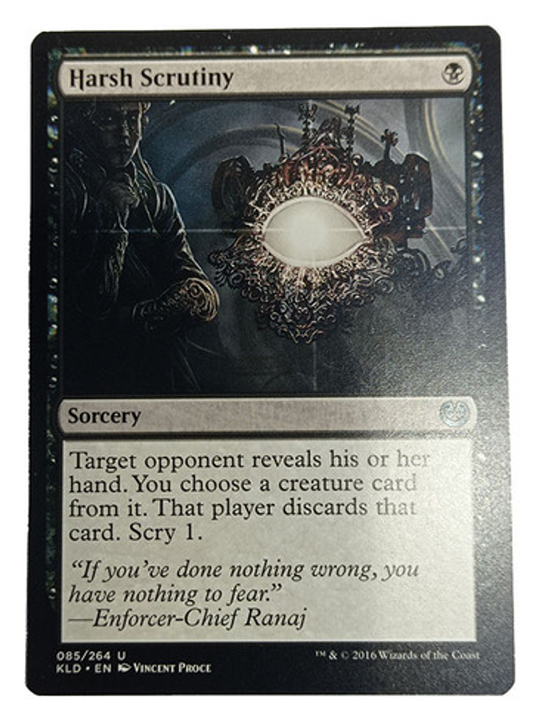 Carta Magic Harsh Scrutiny [kaladesh] Mtg Sorcery 1