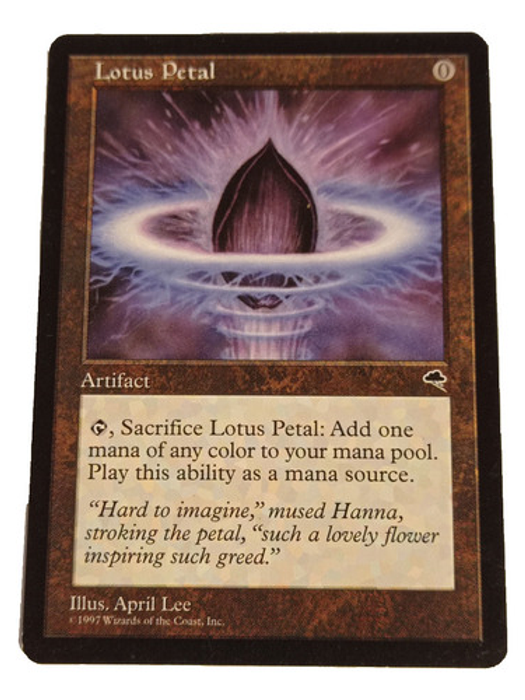 Carta Magic Lotus Petal [tempest] Mtg Artifact 1
