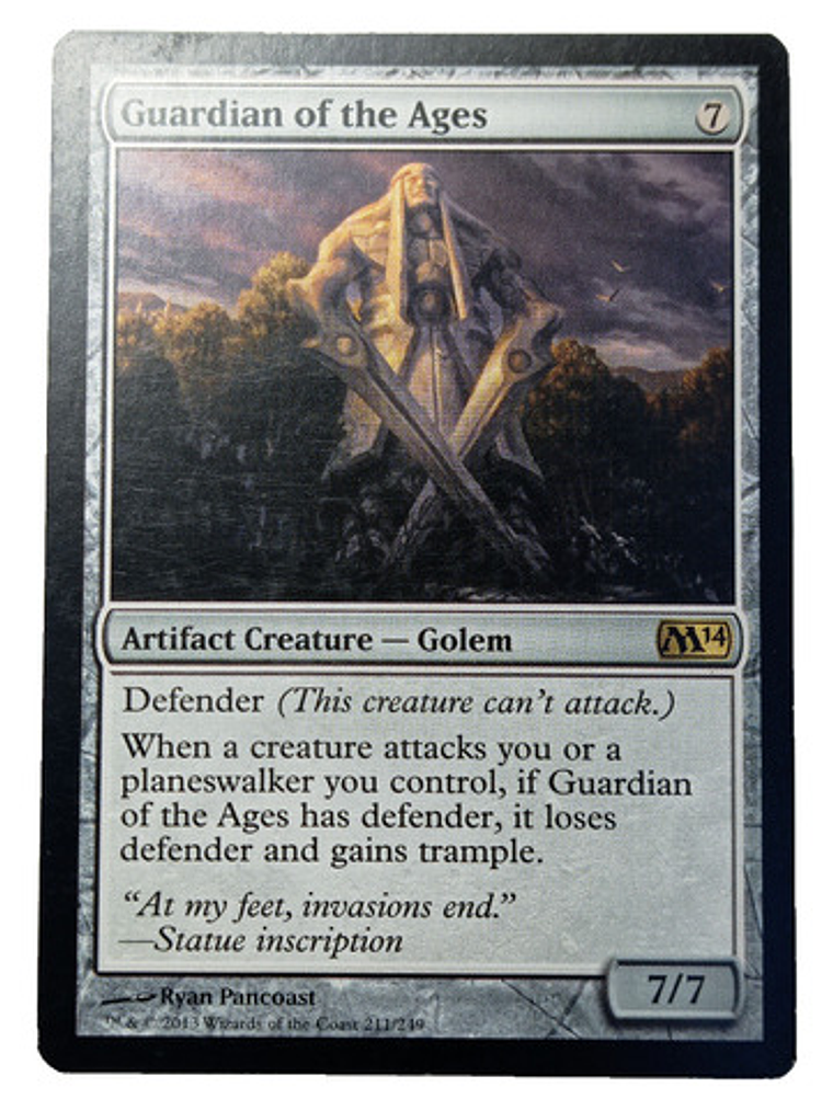 Carta Magic Guardian Of The Ages [m14] Mtg Artifact 1