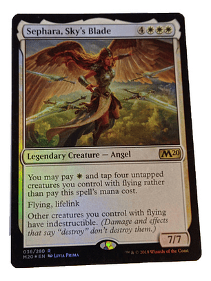 Carta Magic Sephara Sky's Blade (foil) [m20] Mtg Angel