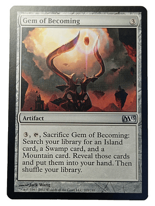 Carta Magic Gem Of Becoming [m13] Mtg Artifact