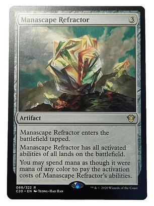 Carta Magic Manascape Refractor [c20] Mtg Artifact