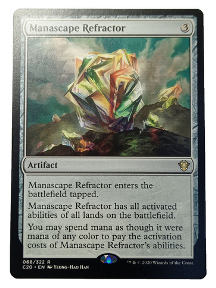 Carta Magic Manascape Refractor [c20] Mtg Artifact 1