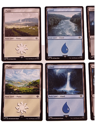 10 Cartas Magic Lord Of The Rings Lands Mtg Lotr