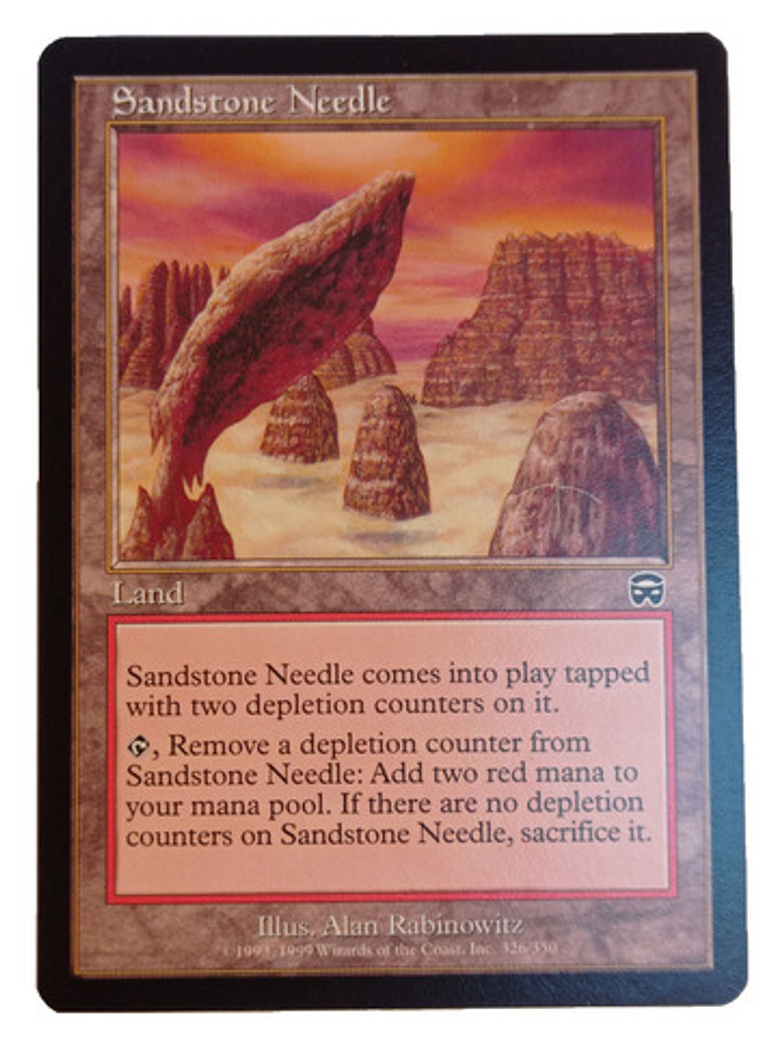 Carta Magic Sandstone Needle [mercadian] Mtg Land 1