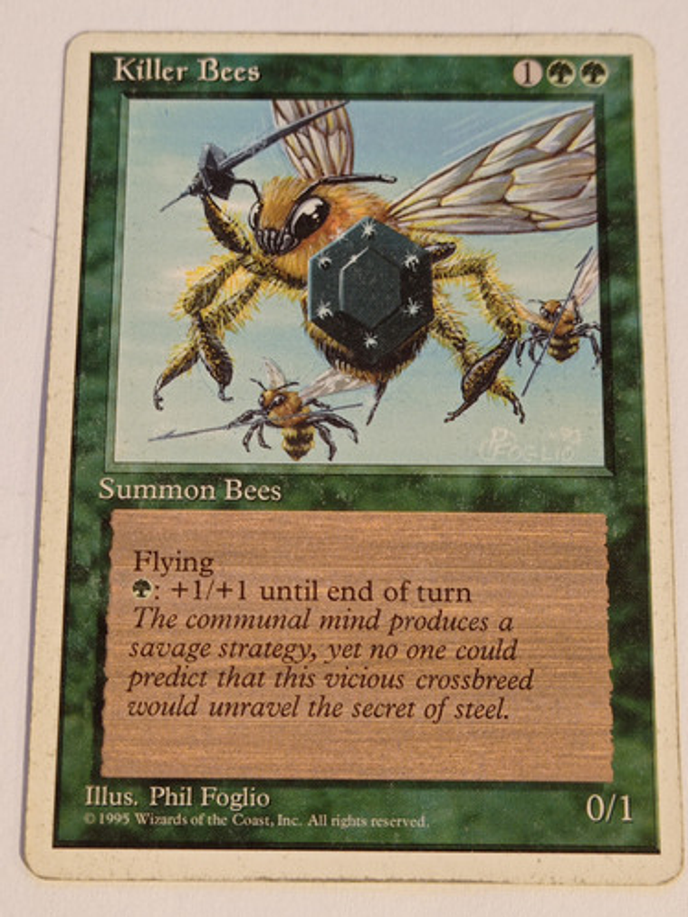 Carta Magic Killer Bees [4ed] Mtg Creature 1