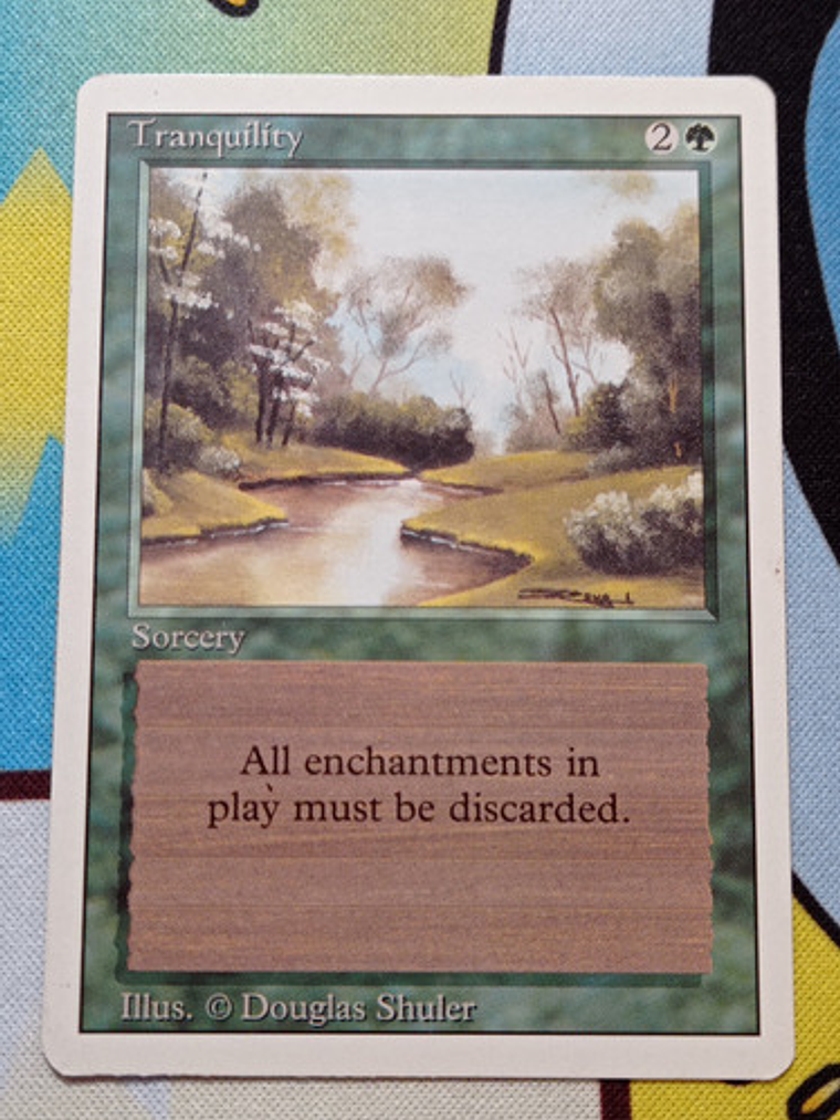 Carta Magic Tranquility 1994 Revised Ed Mtg 1