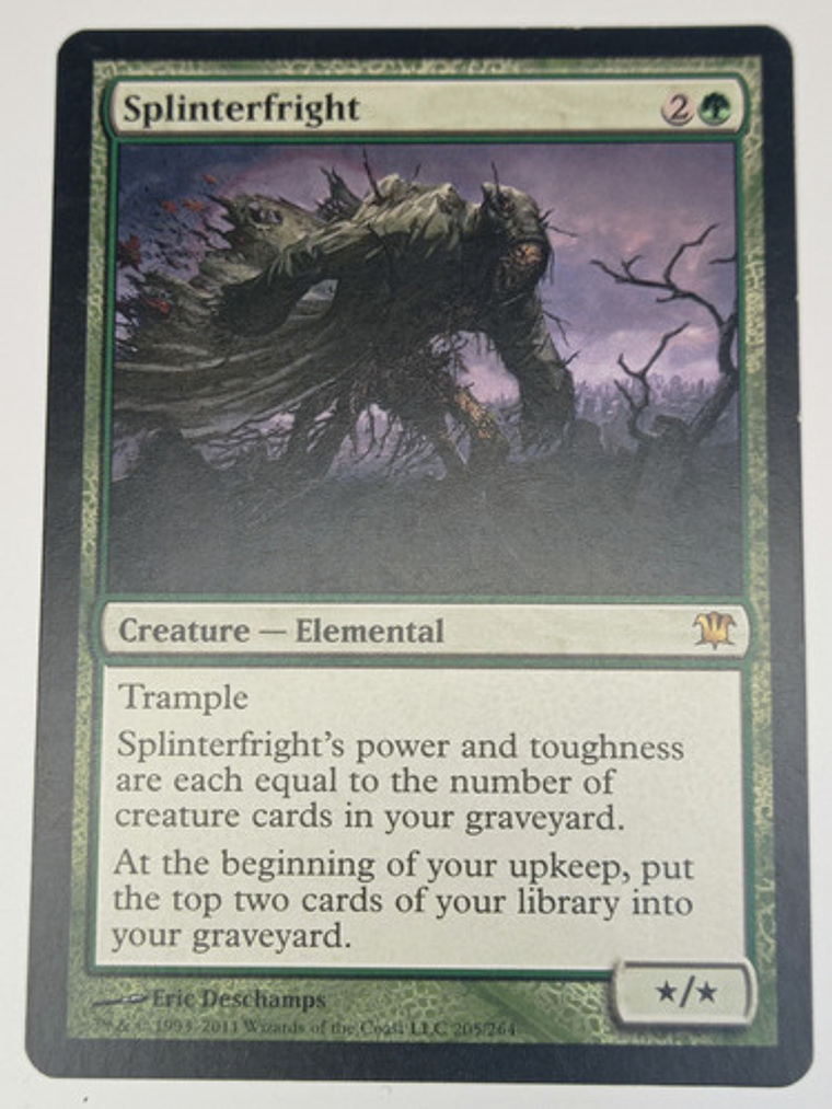 Carta Magic Splinterfright [innistrad] Mtg Elemental 1