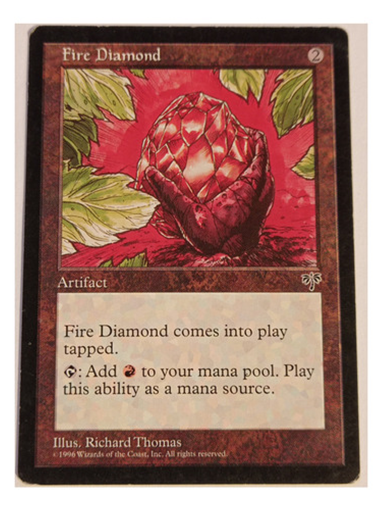Carta Magic Fire Diamond [mirage] Mtg Mana Source Artifact 1