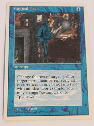 Carta Magic Magical Hack [4ed] Mtg Instant Interrupt