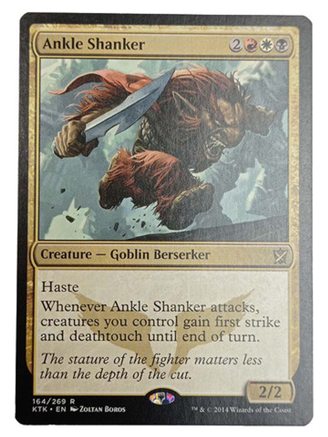 Carta Magic Ankle Shanker [tarkir] Mtg Goblin Berserker 1