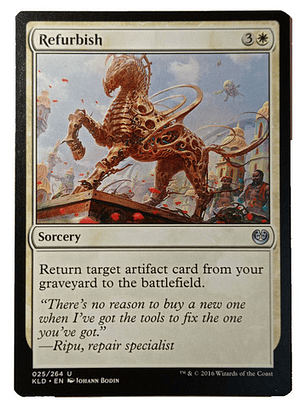 Carta Magic Refurbish [kaladesh] Mtg Sorcery