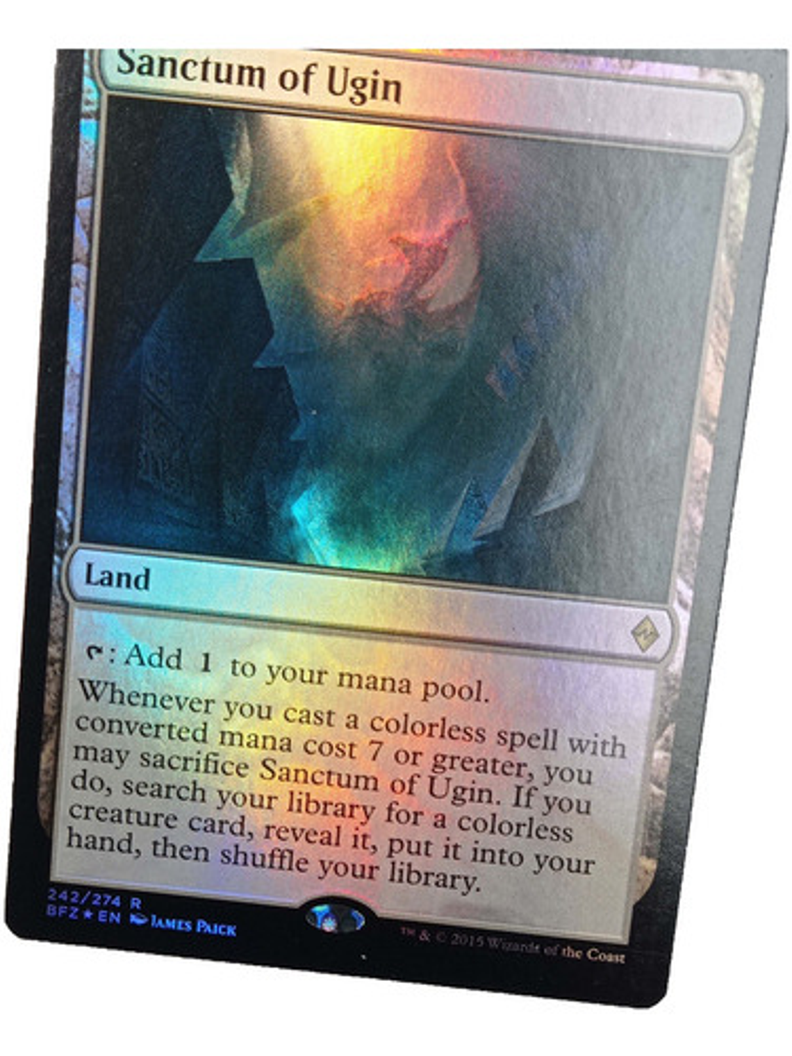 Carta Magic Sanctum Of Ugin (foil) [zendikar] Mtg Land 2