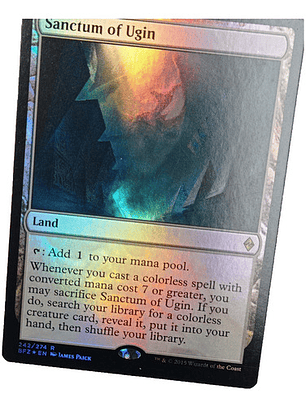 Carta Magic Sanctum Of Ugin (foil) [zendikar] Mtg Land