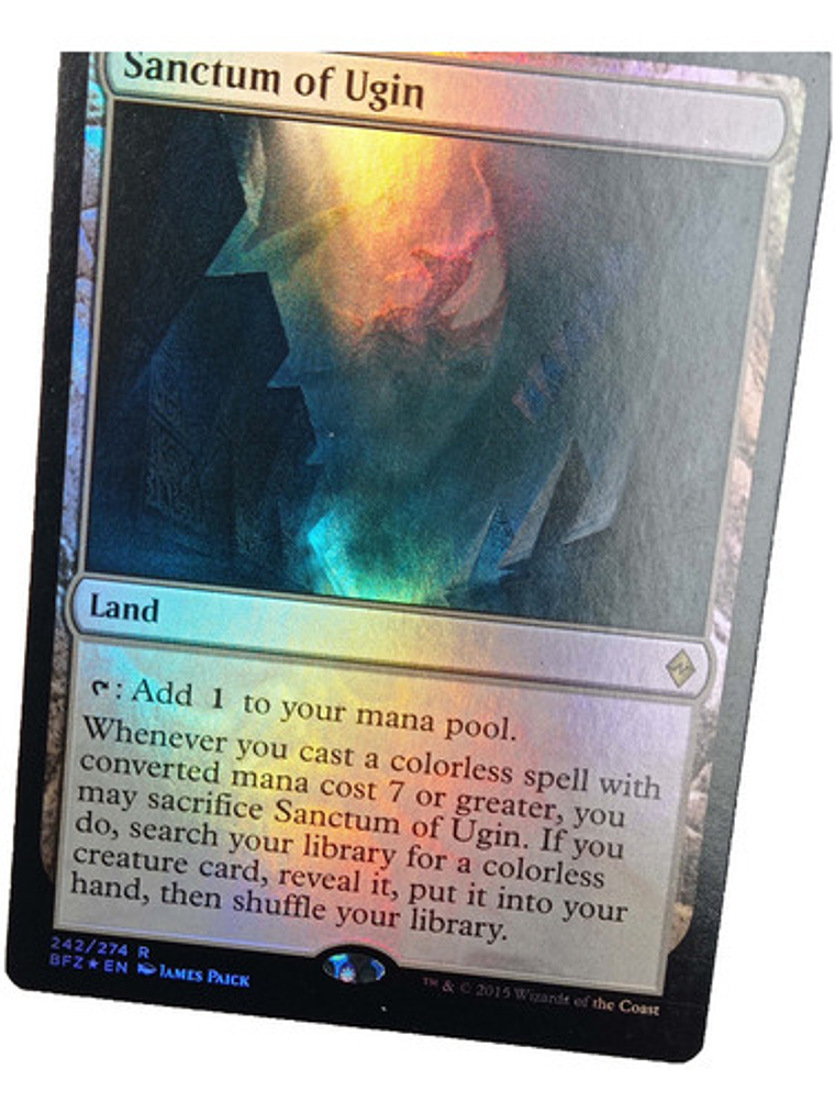 Carta Magic Sanctum Of Ugin (foil) [zendikar] Mtg Land 2