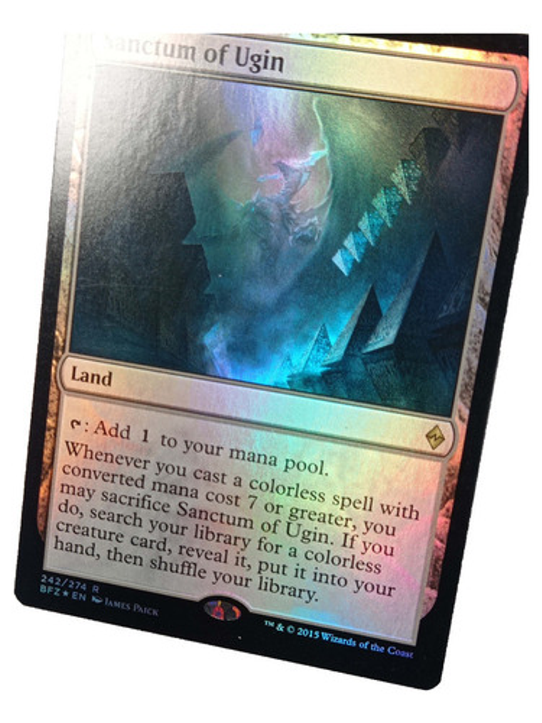 Carta Magic Sanctum Of Ugin (foil) [zendikar] Mtg Land 3