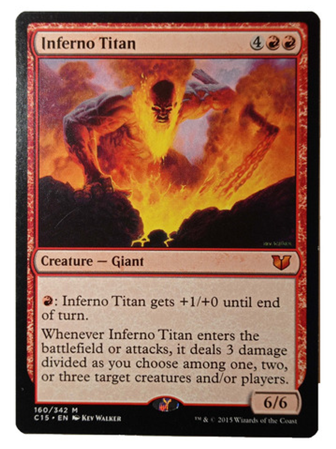 Carta Magic Inferno Titan [c15] Mtg Giant 1