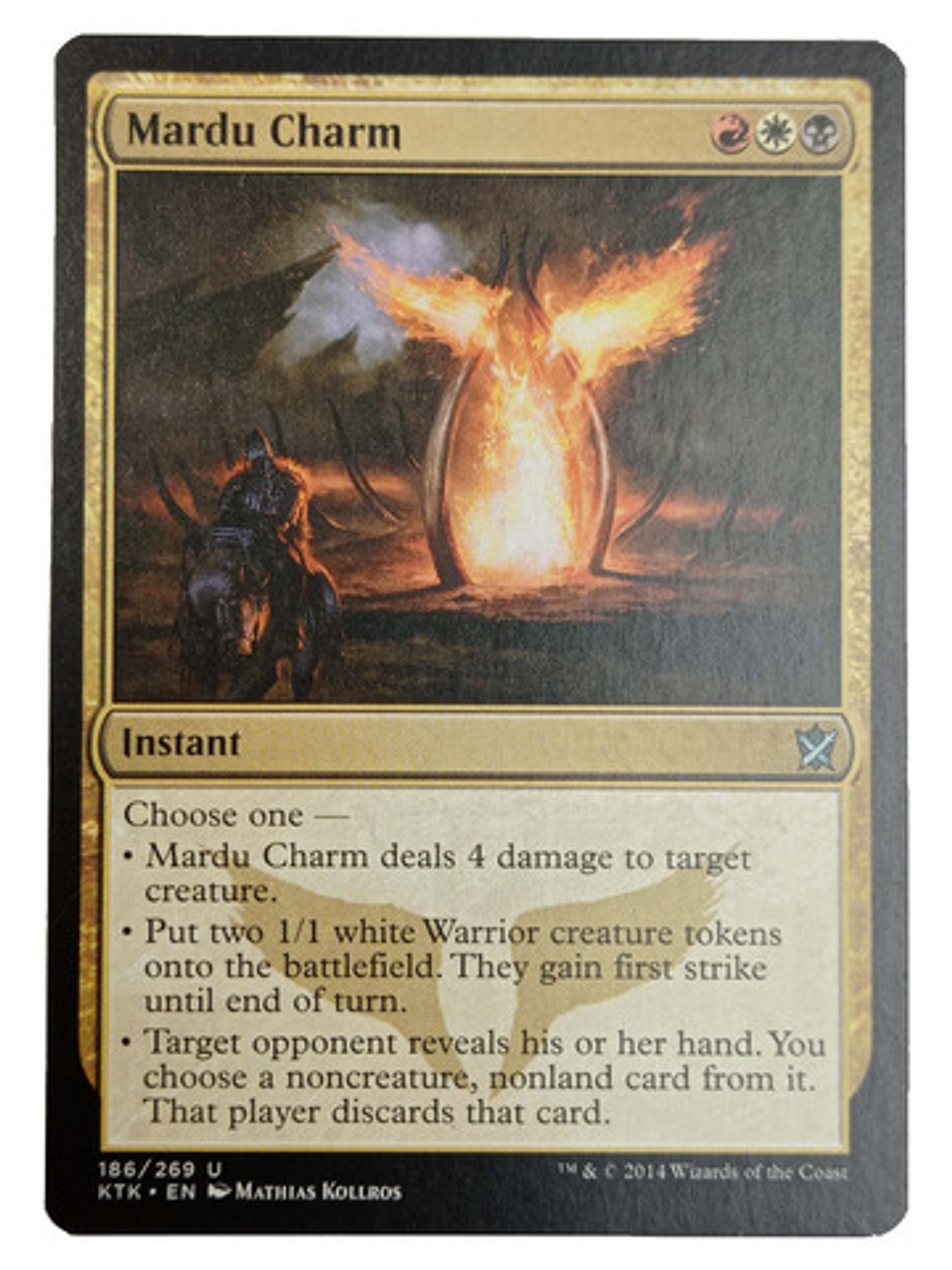 Carta Magic Mardu Charm [tarkir] Mtg Instant 1