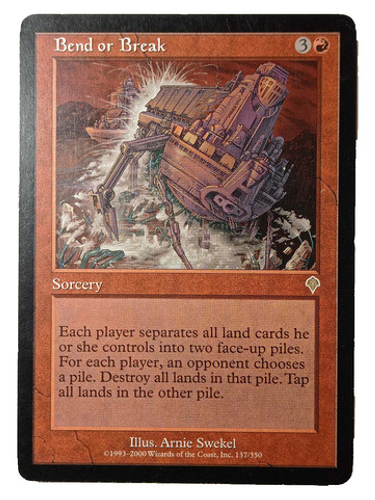 Carta Magic Bend Or Break [invasion] Mtg Sorcery 1