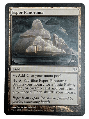 Carta Magic Esper Panorama [alara] Mtg Land