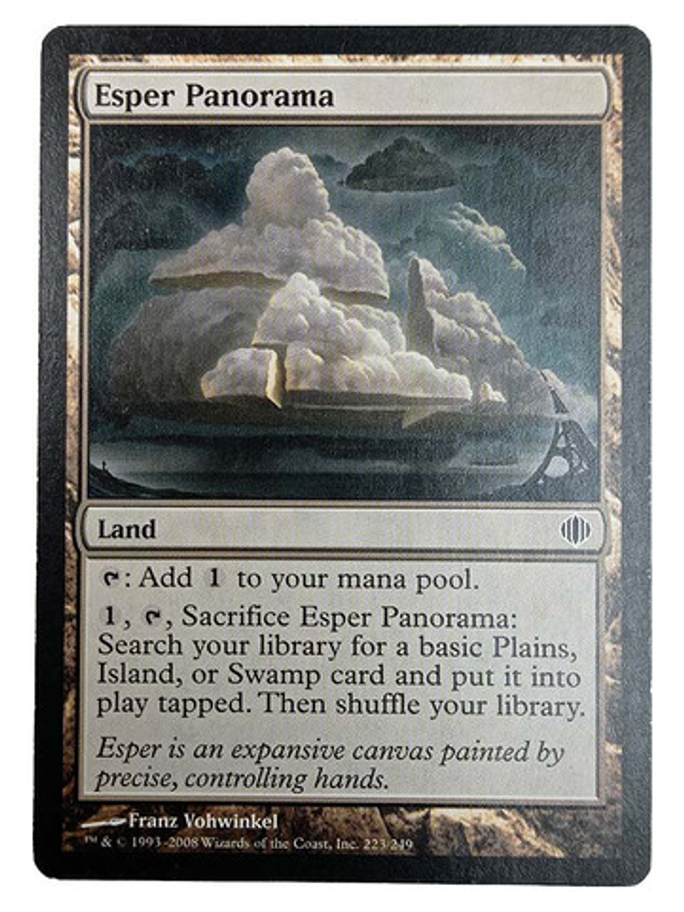 Carta Magic Esper Panorama [alara] Mtg Land 1