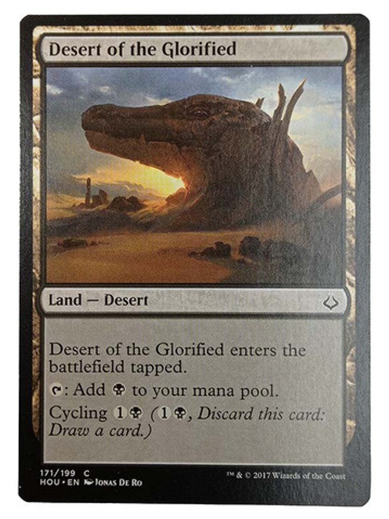 Carta Magic Desert Of The Glorified [devastation] Mtg Land 1