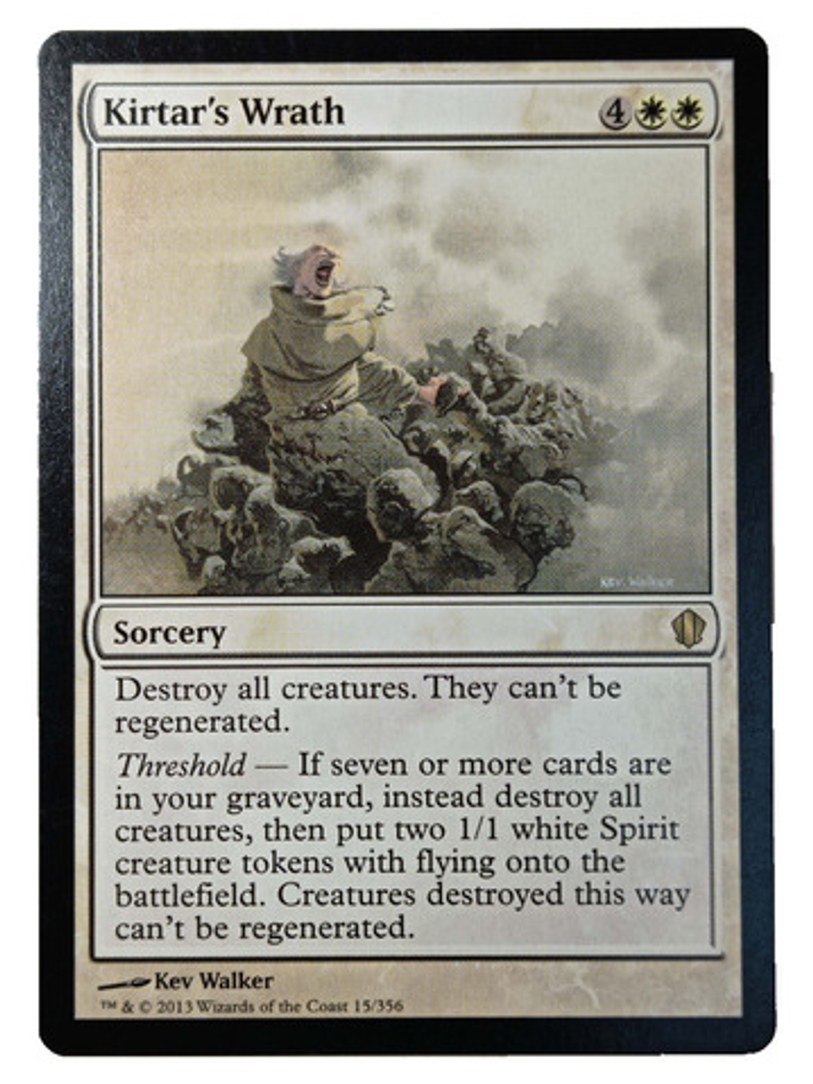 Carta Magic Kirtar's Wrath [c13] Mtg Sorcery 1