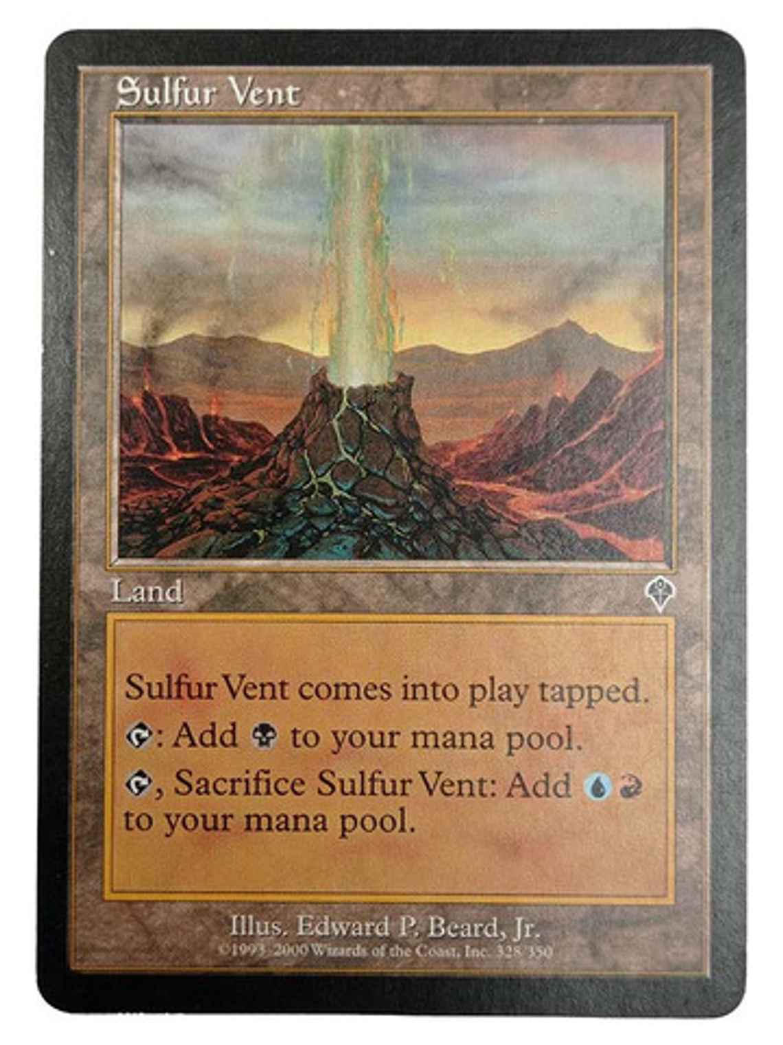 Carta Magic Sulfur Vent [invasion] Mtg Land 1
