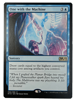 Carta Magic One With The Machine [m19] Mtg Sorcery