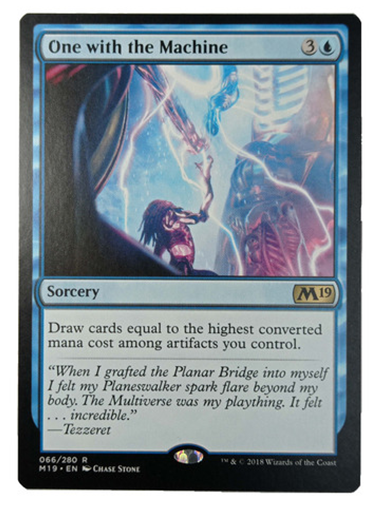Carta Magic One With The Machine [m19] Mtg Sorcery 1