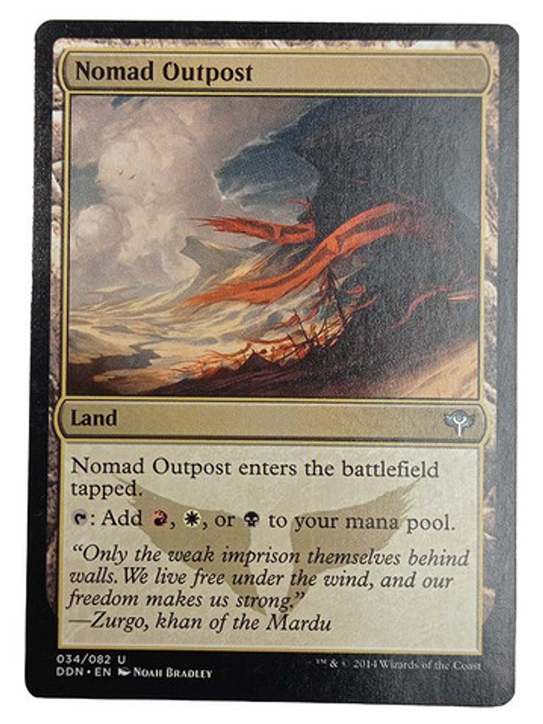 Carta Magic Nomad Outpost [speed V Cunning] Mtg Land 1