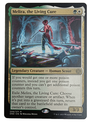 Carta Magic Melira The Living Cure [phyrexia] Mtg Scout